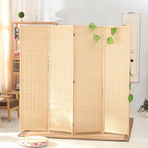 Modern Chinese screen partition Hotel bedroom living room household removable folding screen push-pull convenient entrance