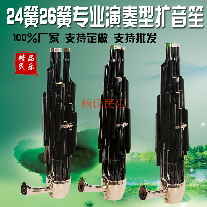 National musical instrument factory direct sales 24 live bucket 26 spring professional playing type amplified live cover Sheng bucket 14 21