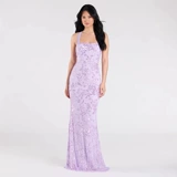 重工名媛风气质网纱刺绣亮片晚礼服高级感吊带露背绑带纯欲鱼尾裙