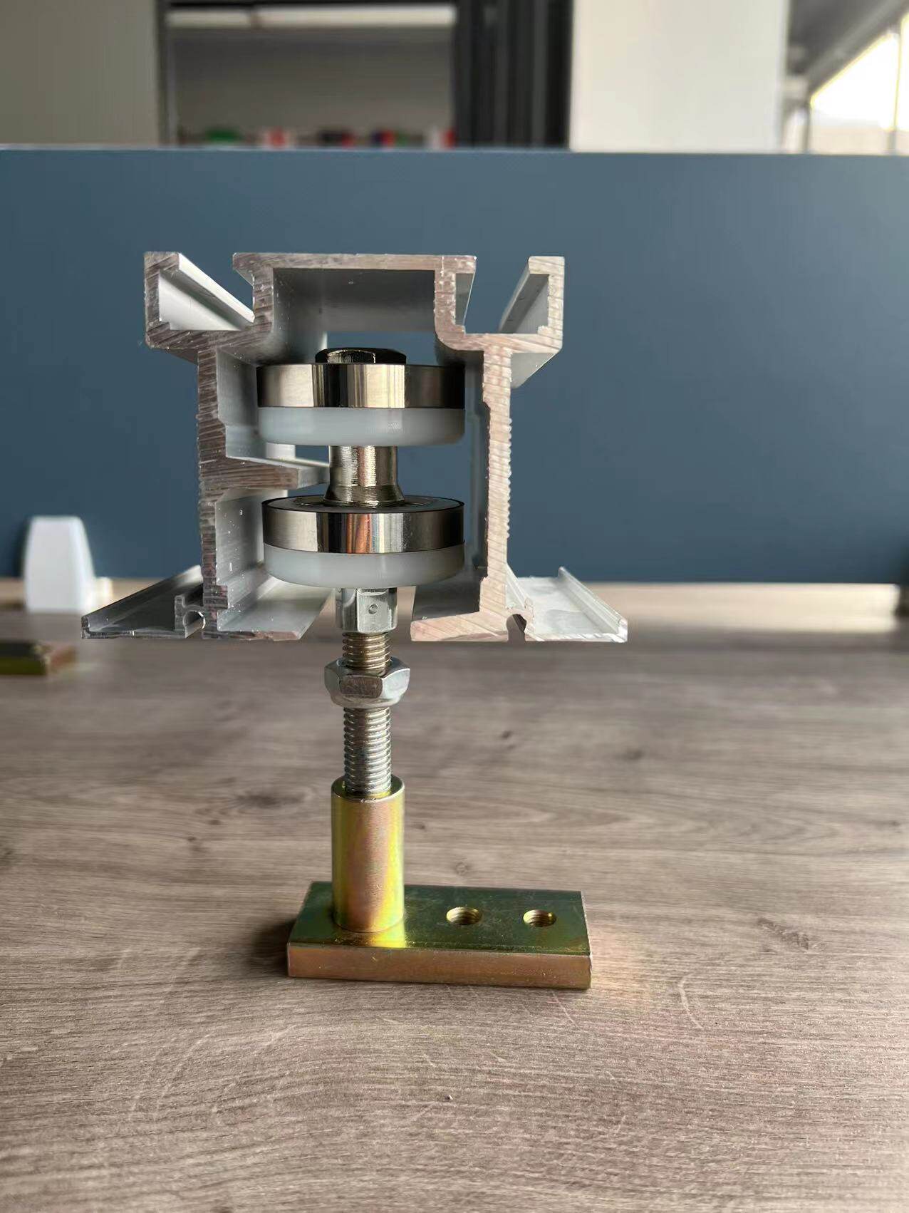 Type 65 suspension sliding track industrial commercial folding sliding door heavy-duty universal wheel shifting door large hanging wheel movable partition