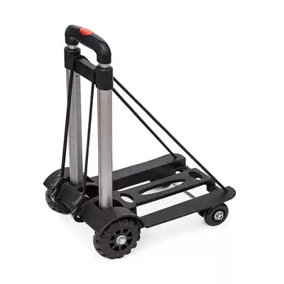 Folding hand trolley Portable shopping cart Household shopping cart Trolley Stall cart Student trolley trolley