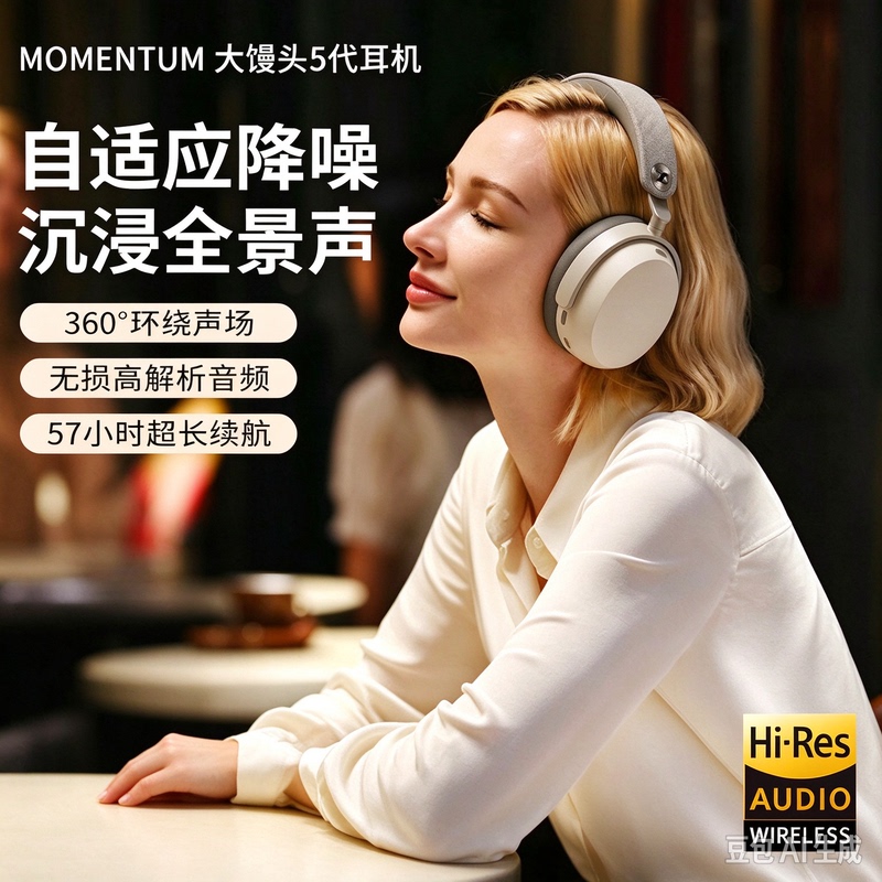 Sennheiser/森海塞尔 Momentum 5 Wireless Bluetooth Noise-Cancelling Headphones