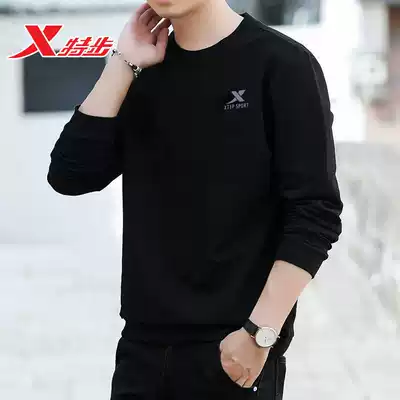 XTEP sweater men's 2021 spring and autumn new top casual clothes autumn warm men's sports long-sleeved men's clothing
