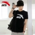 Anta áo thun ngắn tay nam 2019 hè mới áo sơ mi rộng giản dị dành cho sinh viên thể thao nam 95728148 - Áo phông thể thao Áo phông thể thao