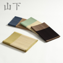 Bamboo Tea Mat Filament Tea Ceremony XI TEA MAT TEA MAT TABLE FLAG WRAPPING CLOTH BAMBOO MAT TEA CURTAIN HEAT INSULATION TEA DISH MAT TEA TRAY MAT