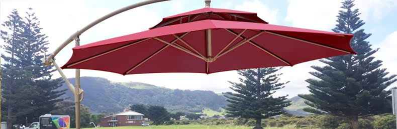 Tianyucheng Đồ Gỗ Ngoài Trời Ô Dù Ngoài Trời Sân Umbrella Lớn Parasol Roman Umbrella Đồ Gỗ Ngoài Trời Ô