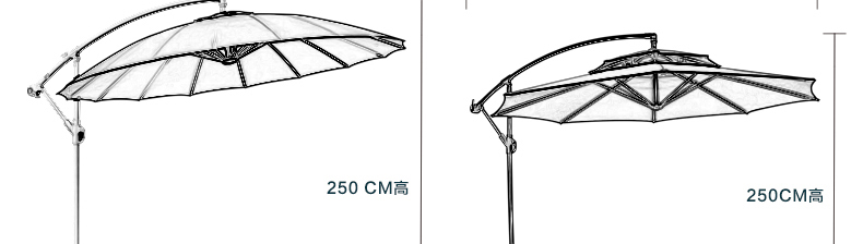 Tianyucheng Đồ Gỗ Ngoài Trời Ô Dù Ngoài Trời Sân Umbrella Lớn Parasol Roman Umbrella Đồ Gỗ Ngoài Trời Ô