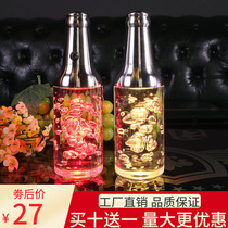 Bar Table Lamp Crystal Wine Bottle Table Lamp Bar Charging Table Light Coffee Hall Gas Atmosphere Small Night Light Nightfield Small Table Lamp