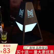 LED CHARGING BAR TABLE LAMP IRON ART PERSONALITY COFFEE HALL TABLE CLEAR BAR DECORATIVE ATMOSPHERE SMALL NIGHT LIGHT BAR TABLE LIGHT