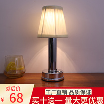 Bar Table Lamp Led Charging Atmosphere Light Creativity Clear Bar Table Light Brief Personality Small Night Light High Bar Desktop Table Lamp