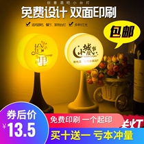  LED rechargeable bar table lamp Creative restaurant KTV clear bar service lamp Personalized bar table lamp script kill number lamp