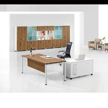 Shanghai office furniture desk boss table minimalist modern manager table head table plate wooden large class table