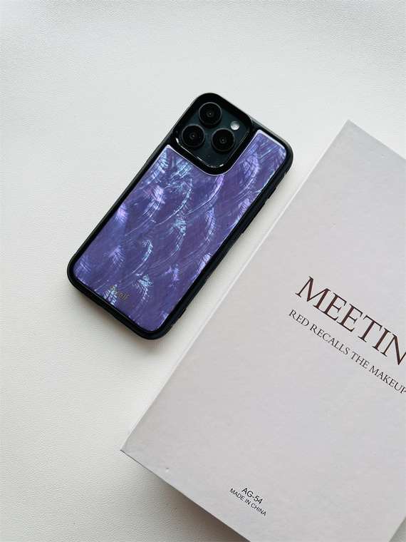 Ssself For Girls Versatile Purple Lavender Dreamy Sweet High Quality Premium 15, 14, 13, 12, 11 iPhone Case