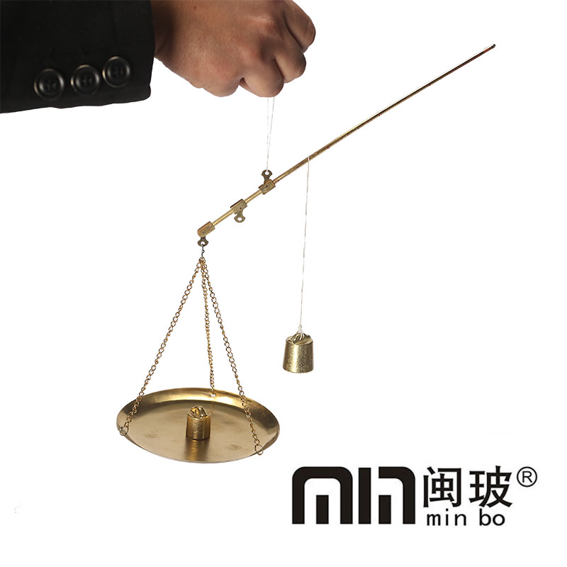 铜秤250g 500g 中药药房用手提戥子秤带砝码钩秤配药小铜秤厨房
