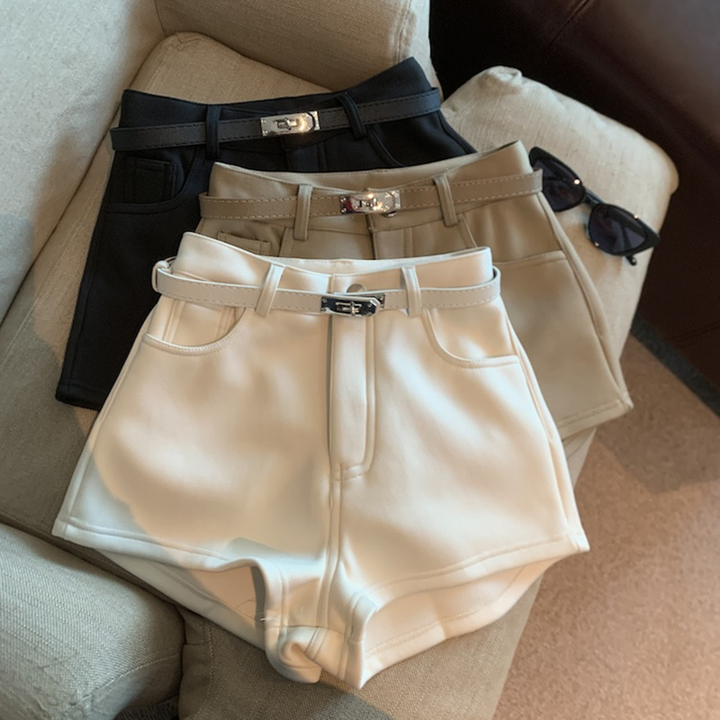 Wide-Leg Casual Shorts for Women, New Spring Style, Slim Fit, Stretchy, Vintage A-Line High-Waisted Boot Shorts