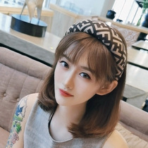 FF sponge wide-sided hairband simple Korean Net red temperament hair card female headgear face small wild go out headband