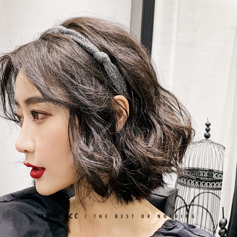 Fine hair band women's simple Korean net red wild out super fairy headdress Korean pressure hairpin hair bundle face hair band