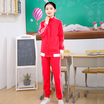 School uniform for primary school students Spring and autumn childrens games class uniform Kindergarten garden uniform Teacher spring two-piece suit