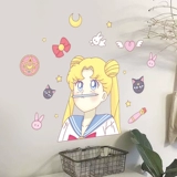 Настольные наклейки, водостойкая самоклеющаяся наклейка, Сэйлор Мун, популярно в интернете