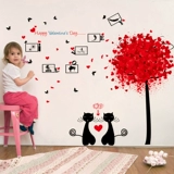 Фотография, фоторамка на стену для спальни, детские наклейки, кот