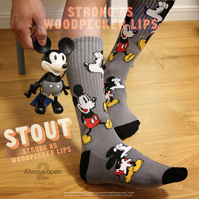 Retro American Cartoon Long Silo Socks Socks