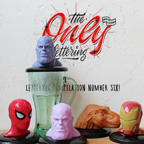 Defects stay in China export American comic hero character cup lids