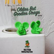 Mini Funk Mouse Head Ornament