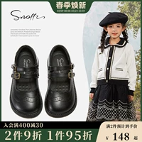 Женская детская обувь в английском стиле, для девочки, мягкая подошва, новая коллекция, в британском стиле