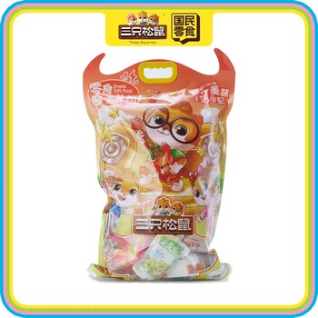 Three Squirrels Beef Soothing 1701g 20 Bags Gift Pack Internet Celebrity Biscuits Giant Snacks Snacks Snacks