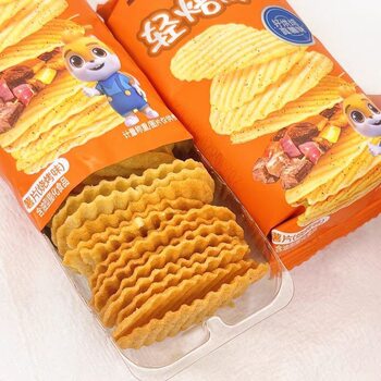 Three Squirrels Lightly Roasted Crispy Potato Chips Original Flavor Tomato Bbq Seaweed Cucumber Bulk Individually Packaged