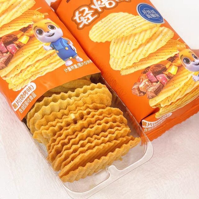 Three Squirrels Lightly Roasted Crispy Potato Chips Original Flavor Tomato Bbq Seaweed Cucumber Bulk Individually Packaged