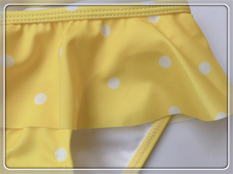 GYMBOREE / Golden Baby C8 Girl Split Sling Áo tắm màu vàng Big Wave Point 0-5 Năm quần áo sành điệu cho be gái