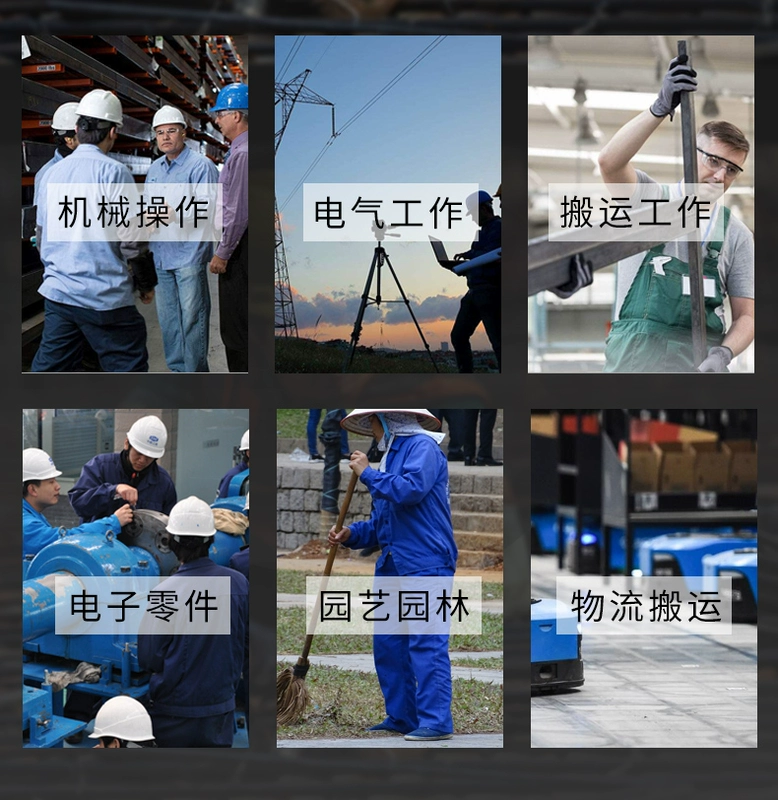 găng tay bảo hộ thợ hàn Ngón tay phủ PU găng tay chống tĩnh điện phủ nylon không bụi bảo hiểm lao động có keo làm việc chống trượt thoáng khí chống mài mòn làm việc khô găng tay hàn mig ống tay da hàn
