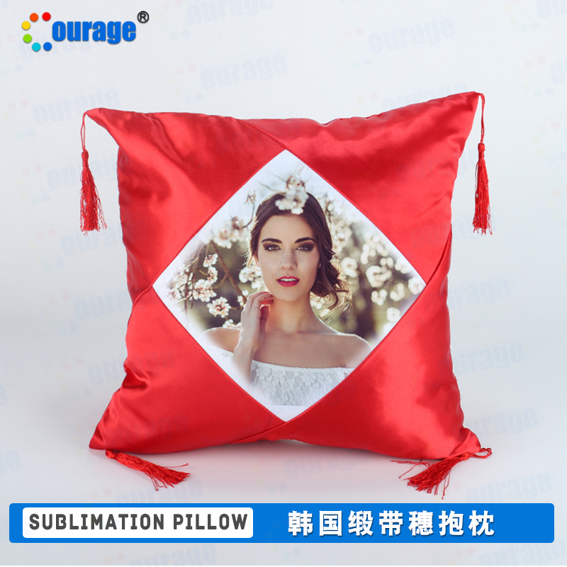 DIY personalized heat transfer pillow with spike blank supplies car cushion living room sofa nap rest pillowcase