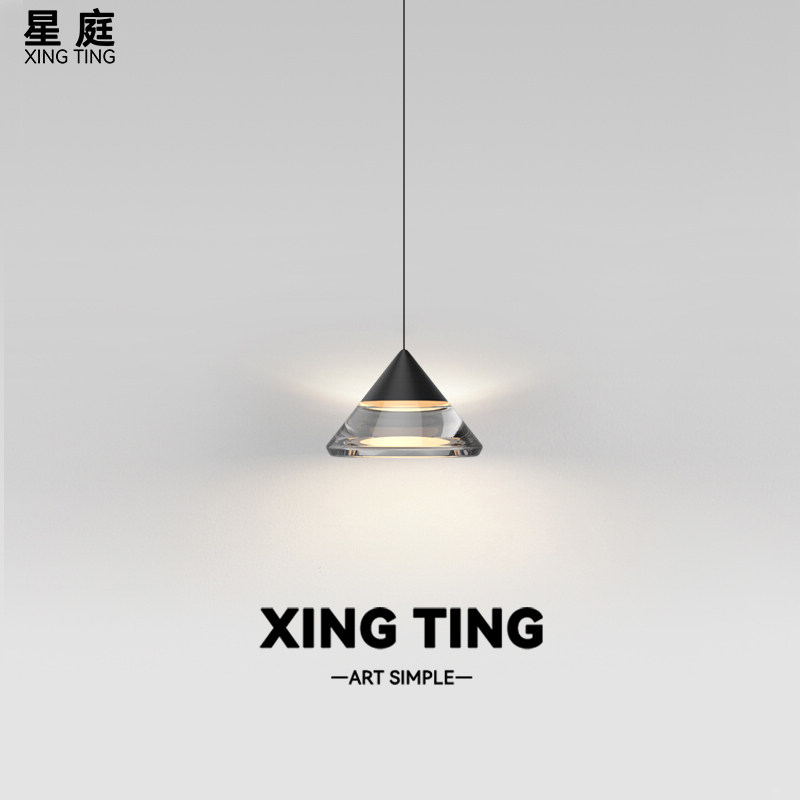 Прикроватная люстра в спальне Xingting, итальянская минималистичная современная индивидуальность, ресторан-бар, длинная люстра, которую можно поднимать и опускать