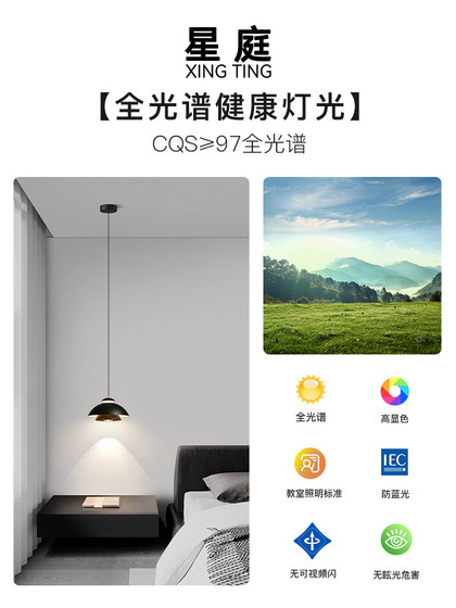 Lighting Pendant Lamp for Bedroom Bedside, Italian Minimalist Style, New Model for Living Room, Dining Room, Bar Counter, Front Desk, Hallway, Entryway