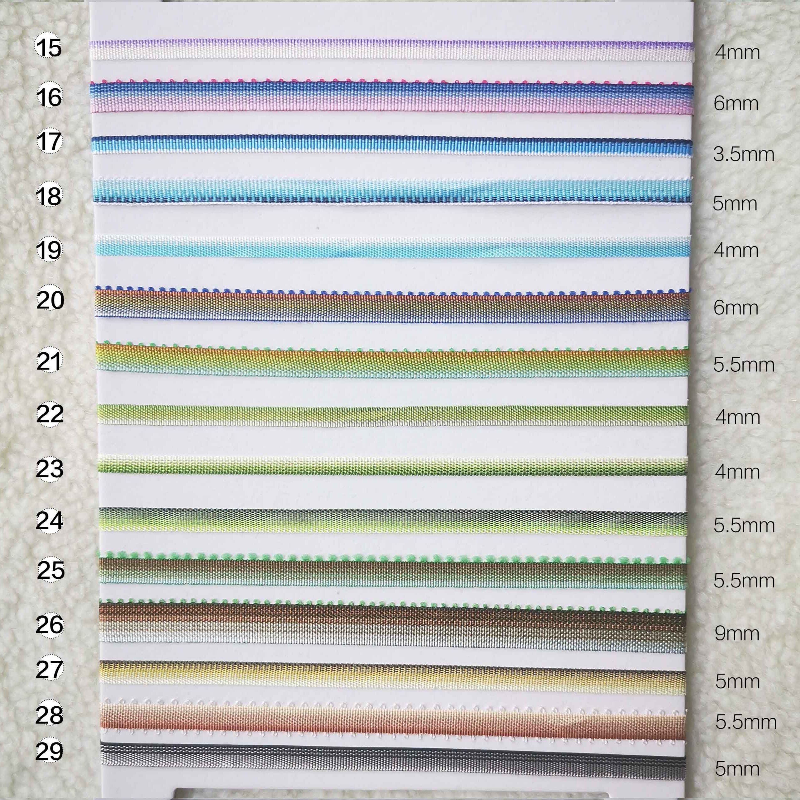 Featured Gradient Embroidery Ribbon(Blue-Green Set)
