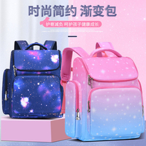 Princess school bag schoolboy 1-3-4-6 One two three to six grades Korean version of the girl girl lightweight childrens backpack 5