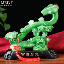 Jade Ruyi decoration home living room decoration wedding gift housewarming new house decoration rich creative craft gift