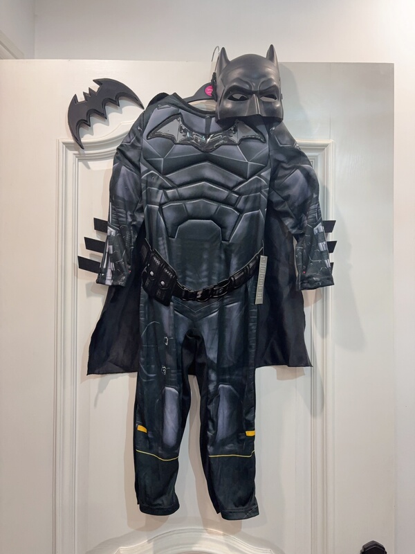 Children's Dress, Boy's Batman Jumpsuit, Birthday Party Host Performance Costume, Children's Dress, Boy's Batman