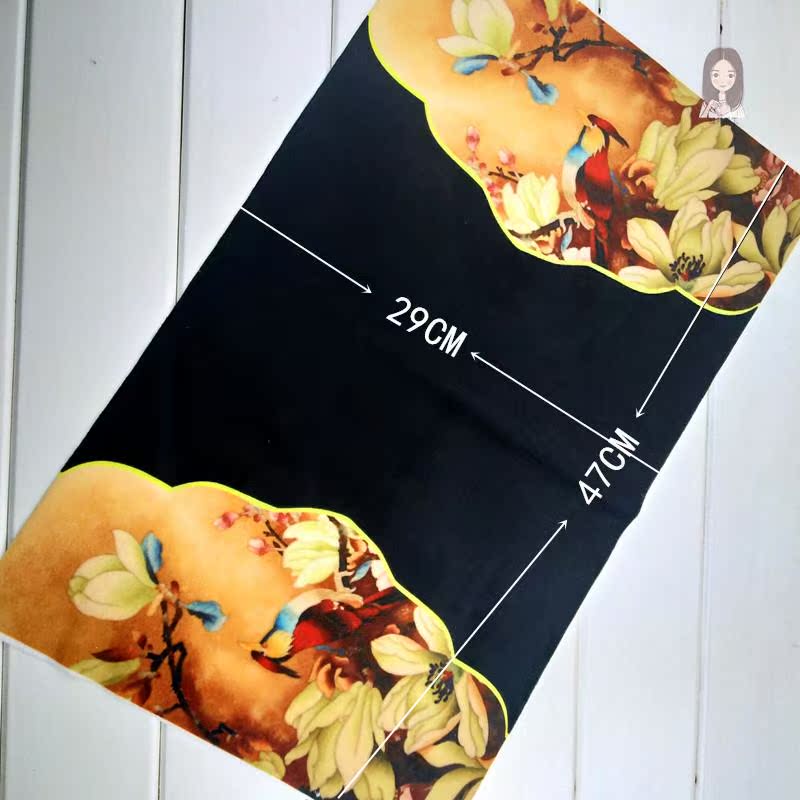 DIY vải thủ công 3 vải nhung định vị vải vàng 29 * 47CM đối xứng hai chiều vải cotton co giãn 4 chiều