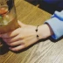 Vòng tay ôn hòa phiên bản Hàn Quốc của những cô bạn gái cá tính đơn giản, nhỏ tươi hoang dã Sen lạnh lùng đeo vòng tay vòng tay cặp Vòng đeo tay Cuff