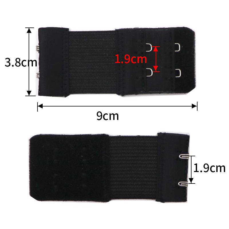 Đồ lót khóa mở rộng khóa cộng với khóa dài 2 hàng 2 khoảng cách khóa 1.9 khóa áo ngực có khóa kết nối trở lại khóa điều chỉnh dây áo lót đẹp