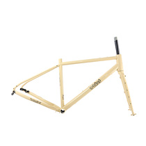 TQIQT road bike small size frame steel fork gravel steel frame gravel melon bike off-road travel TG003