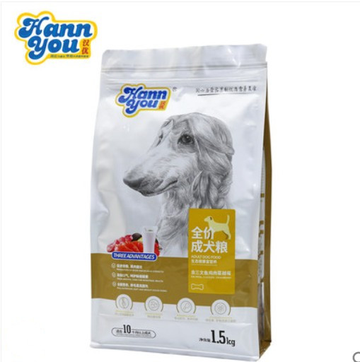 Hanyou Ecological Food Salmon Chicken Fruit and Vegetable Formula Golden Retriever Teddy Samoyed Dog Food Adult Dog Food 3 catties