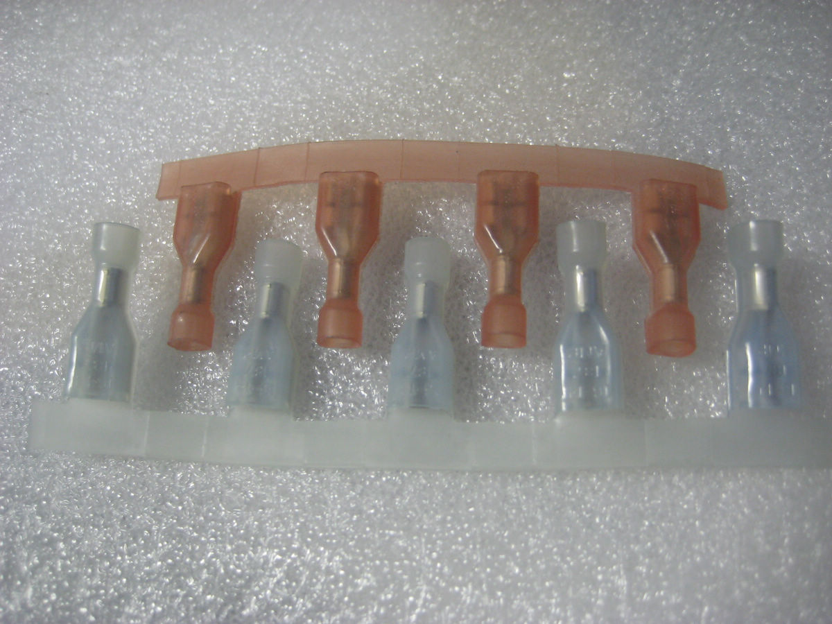 American AMP Ampu 4 75 4 8MM inserted spring wiring terminals 3-520412-2 capacitive terminals blue band 