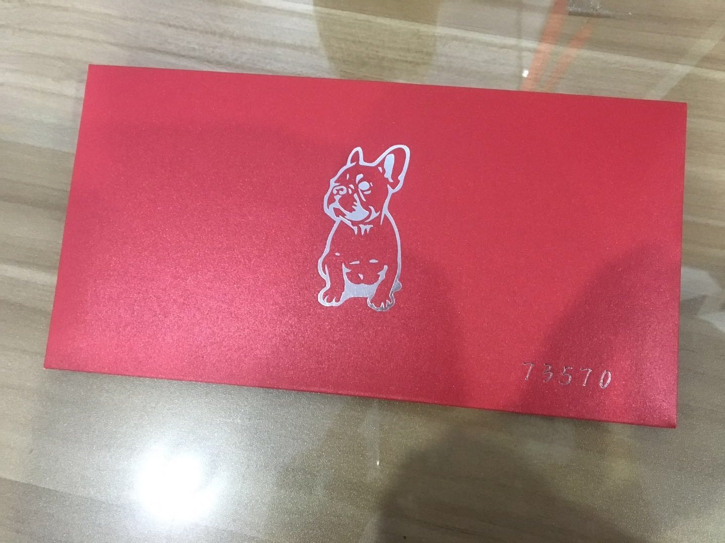 Pearlescent Paper Envelope Invitation Letter Upscale Bronzing Bronzing Silver Gift Postcard Small Number One Up 