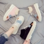 2018 giày vải mới nữ sinh viên ulzzang phiên bản Hàn Quốc của đôi giày cotton nhỏ màu trắng hoang dã shop giày sneaker