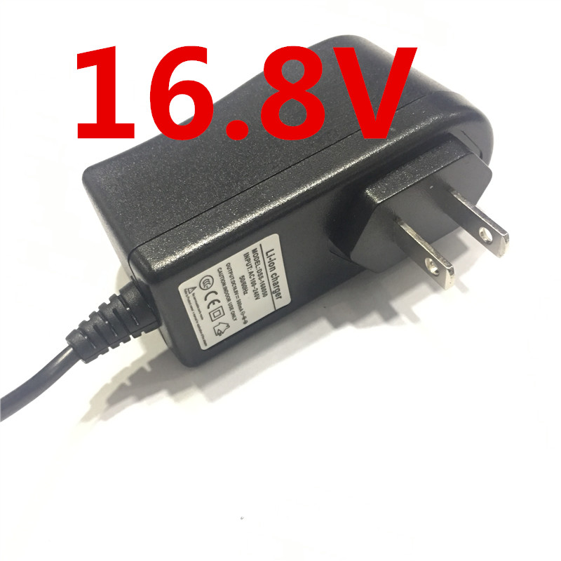 16 16 8V 500mA charger 4 strings of lithium battery pack charger with indicator light full of automatic stop