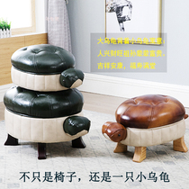 Turtle animal shape stool lovely sofa seat pier change shoes bench in red bench household adult strong